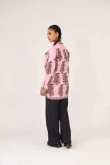 Women Printed Kurti - Pink