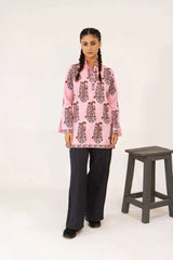 Women Printed Kurti - Pink