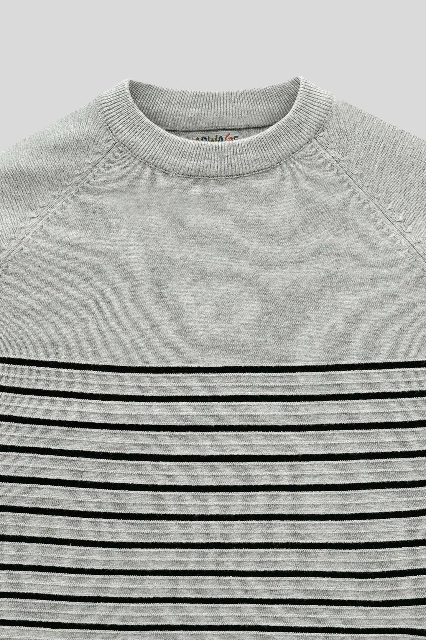 Junior Boys’ R-Neck Wool Cardigan - Grey