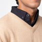 Men’s V-Neck Cardigan - Beige