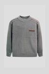 Men Crew Neck Jersey - Dark Grey