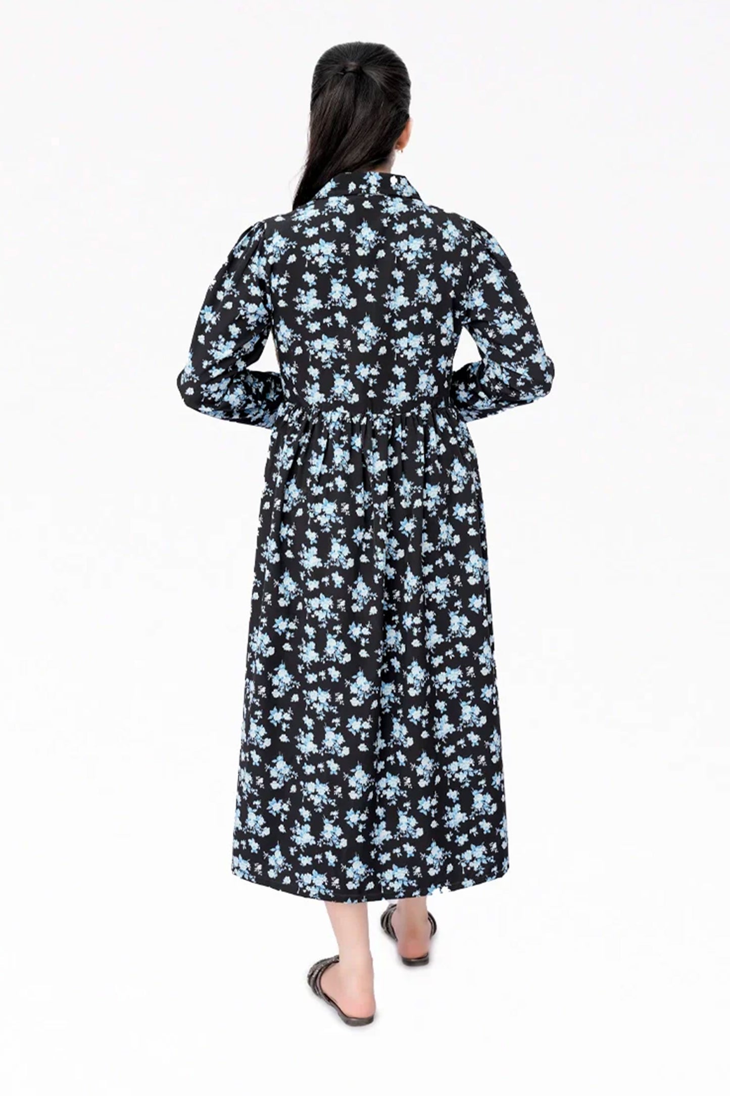 Women Maxi Dress- Black