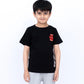 Boys Printed Co-ords Set – Black