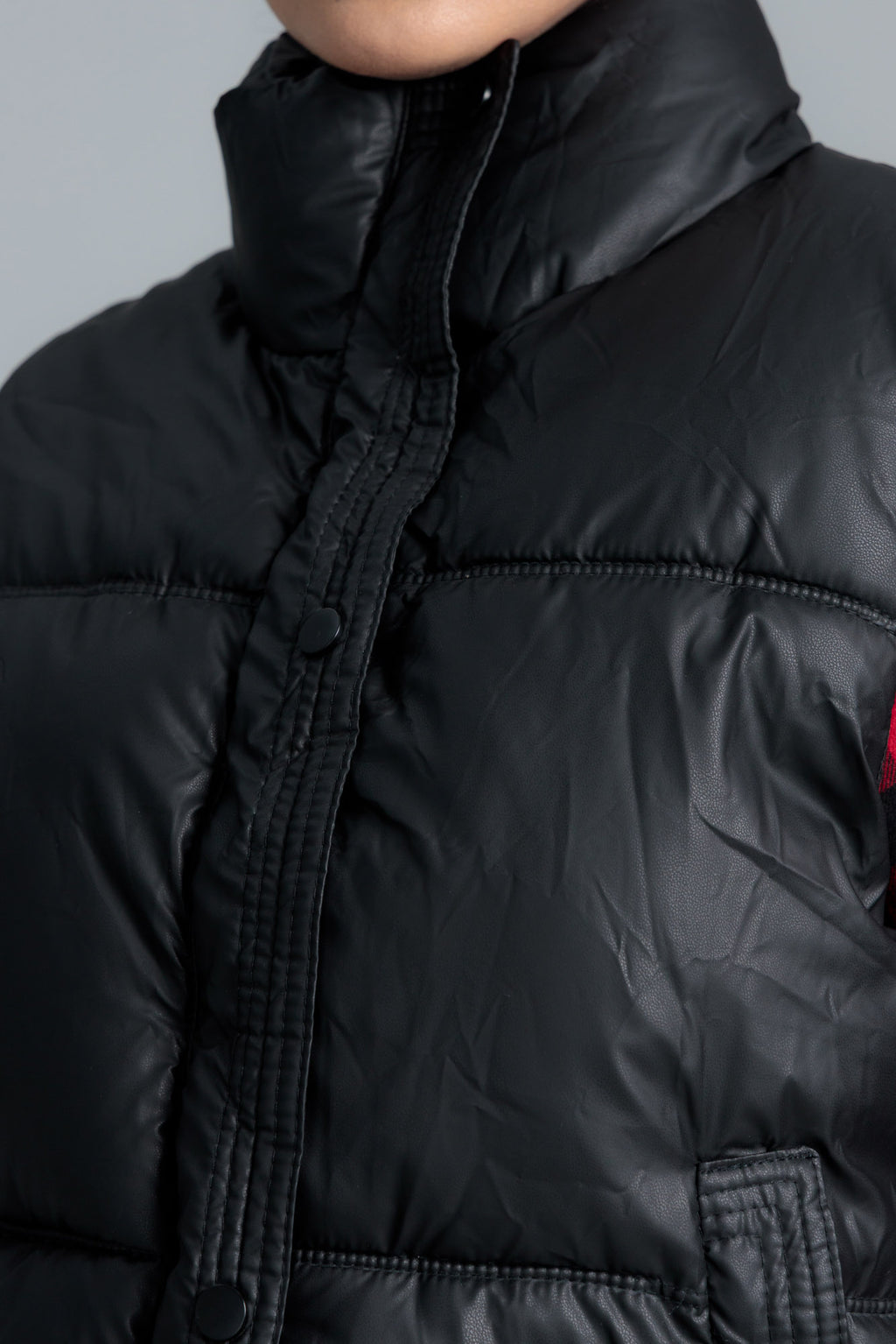 Women’s Parachute Puffer Jacket - Black