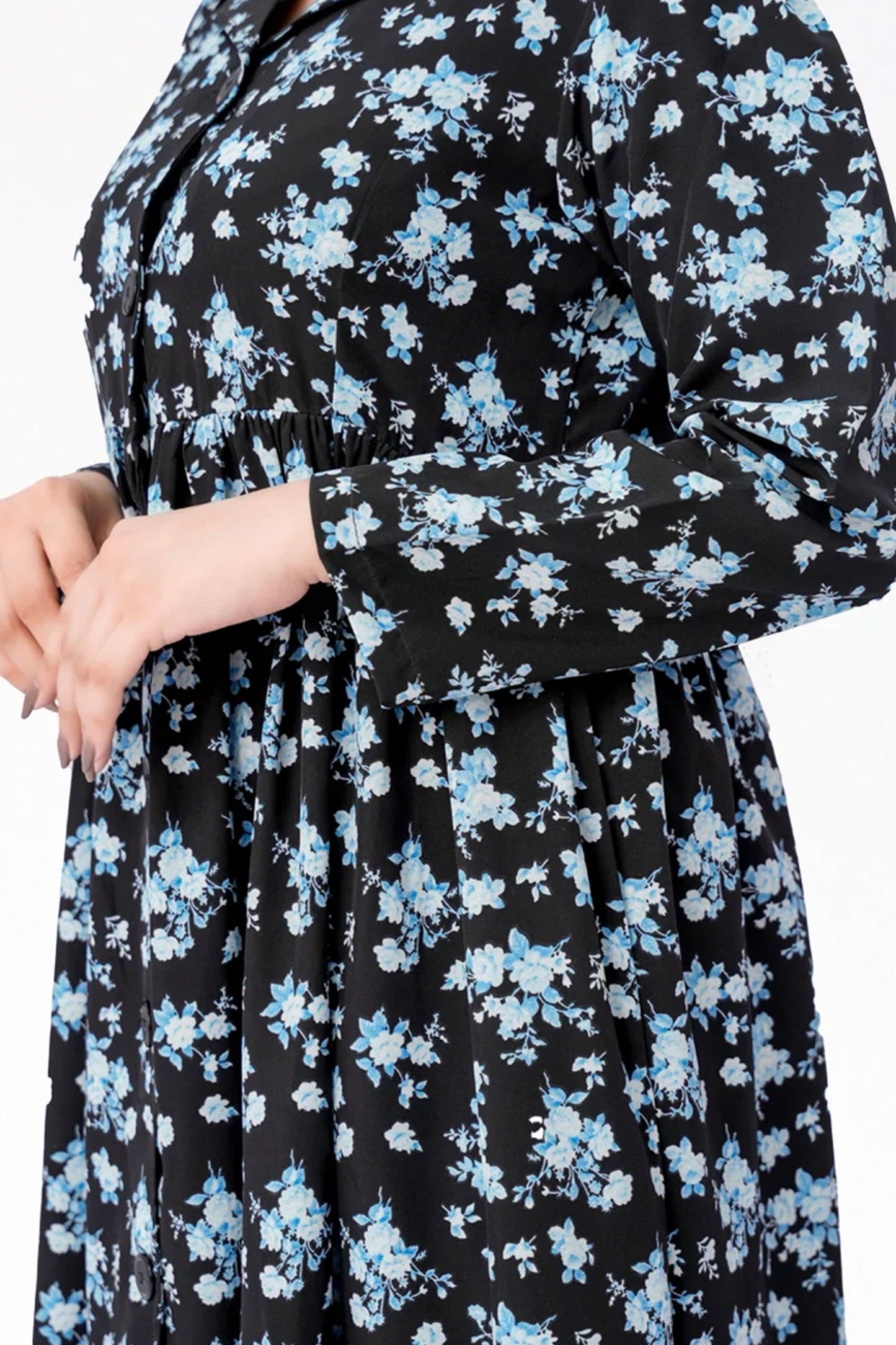 Women Maxi Dress- Black