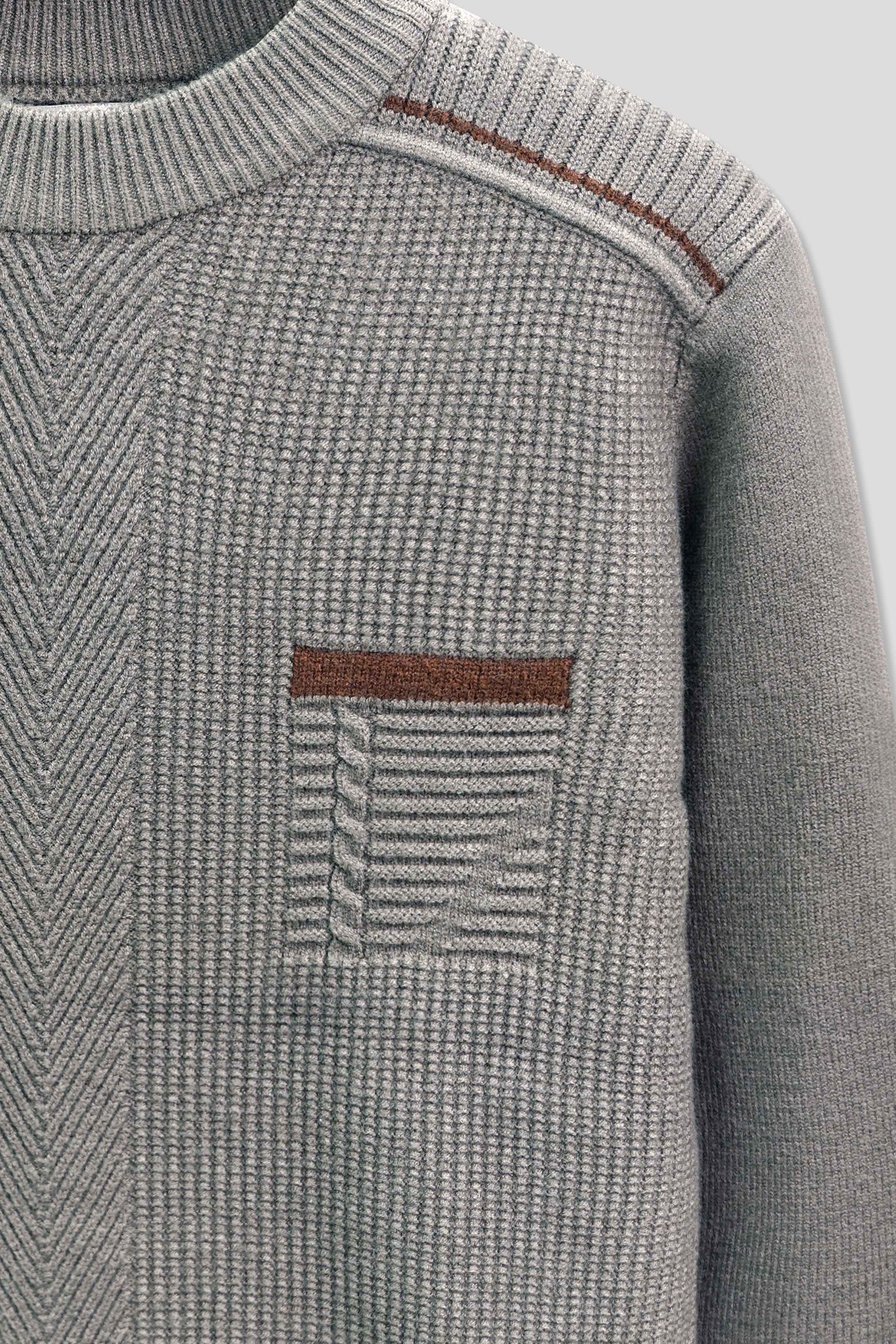 Men Crew Neck Jersey - Dark Grey