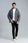 Men’s Parachute Puffer Jacket - Grey