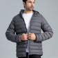 Men’s Parachute Puffer Jacket - Grey