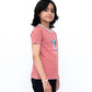Girls Graphic Tee – Red
