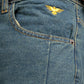 Men Skater Fit Cut & Sewn Denim Jeans - Vintage Blue