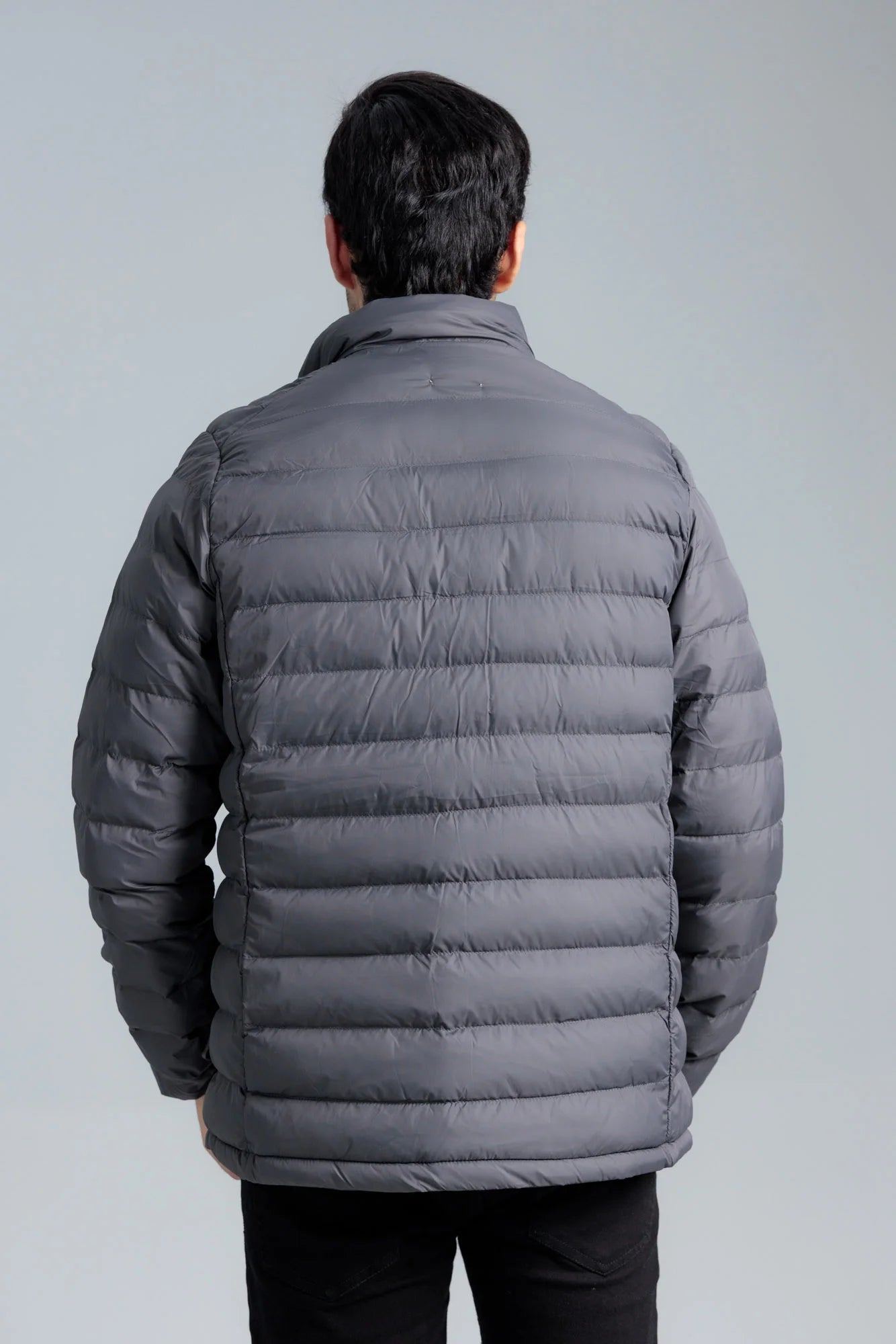 Men’s Parachute Puffer Jacket - Grey
