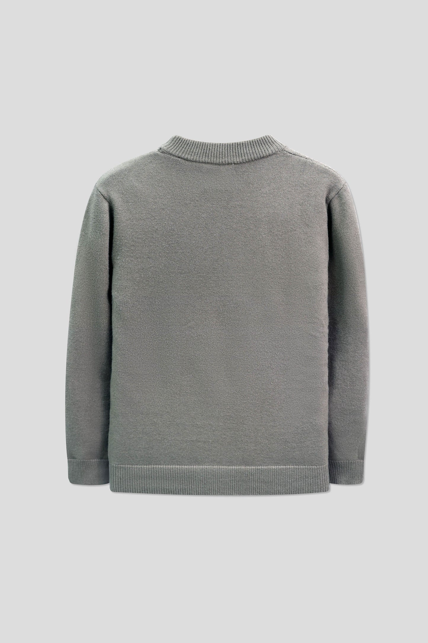 Men Crew Neck Jersey - Dark Grey