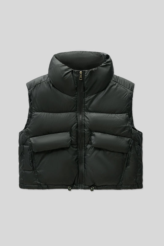 Women’s Parachute Puffer Jacket - Black
