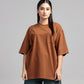 Women Boxy Fit Cotton T-Shirt - Monk Robe