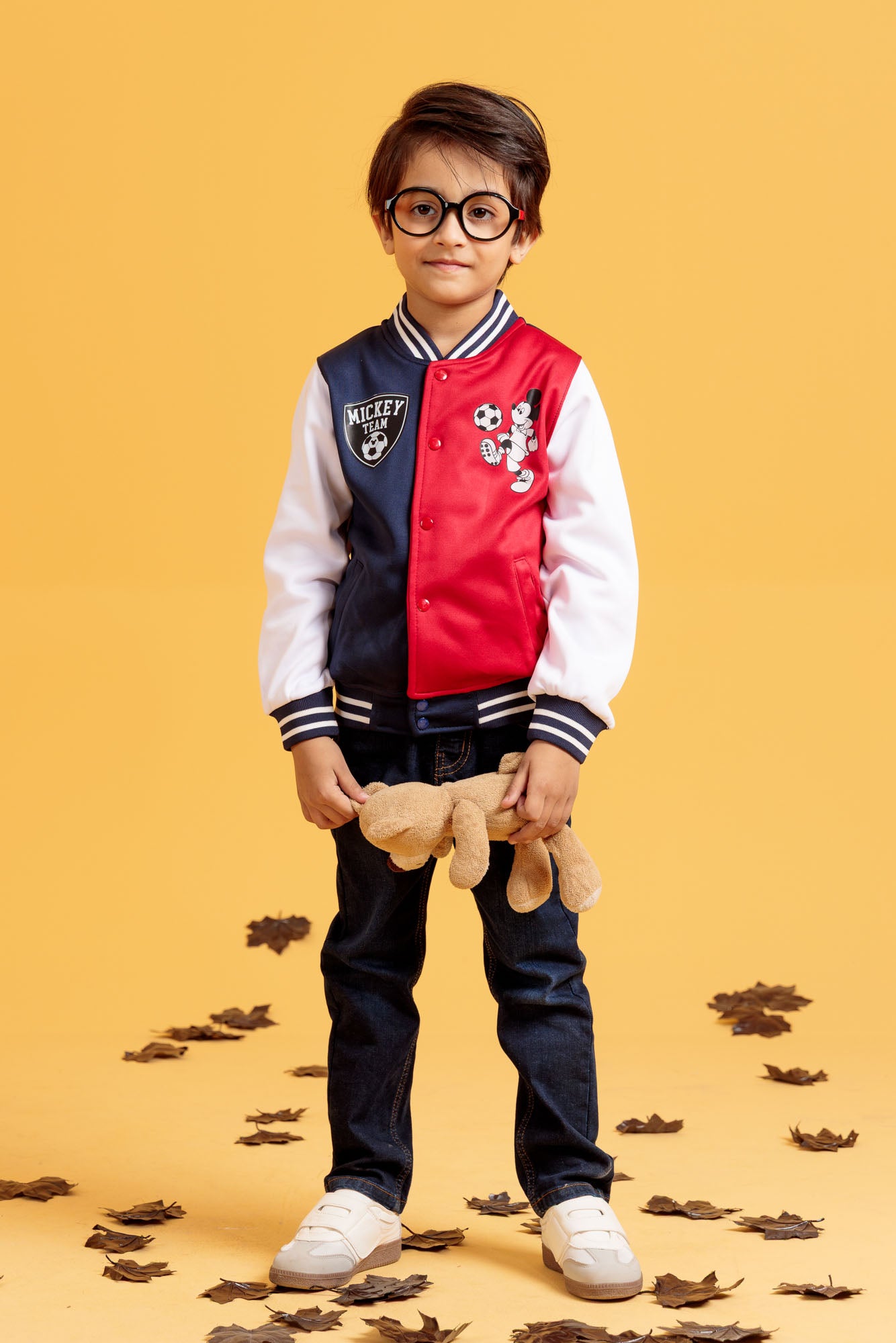 Little Boys’ Baseball Jacket - Astral Aura