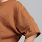 Women Boxy Fit Cotton T-Shirt - Monk Robe