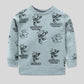 Boys Rotary Print Sweatshirt – Haider Grey