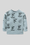 Boys Rotary Print Sweatshirt – Haider Grey