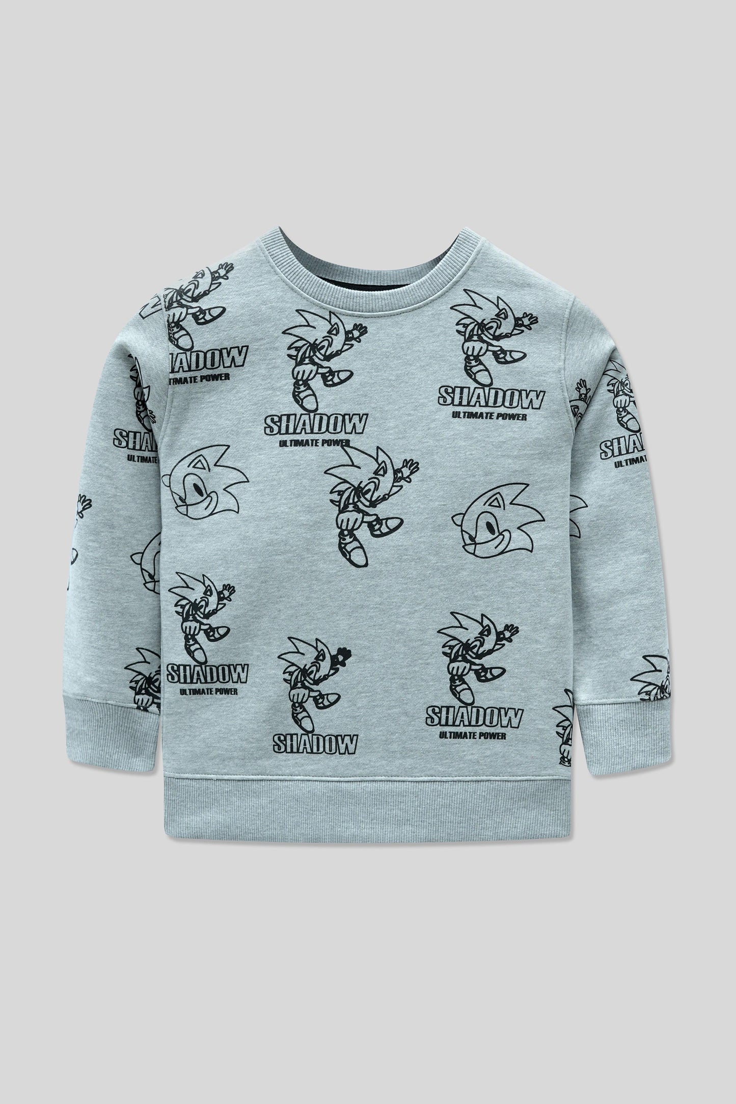 Boys Rotary Print Sweatshirt – Haider Grey