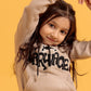 Little Girls’ Pullover Hoodie - Peach Bloom