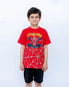 Kids Printed Co-ords Set – Fiery Red
