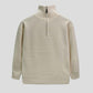 Men’s Mock-Neck Wool Jersey - Off White