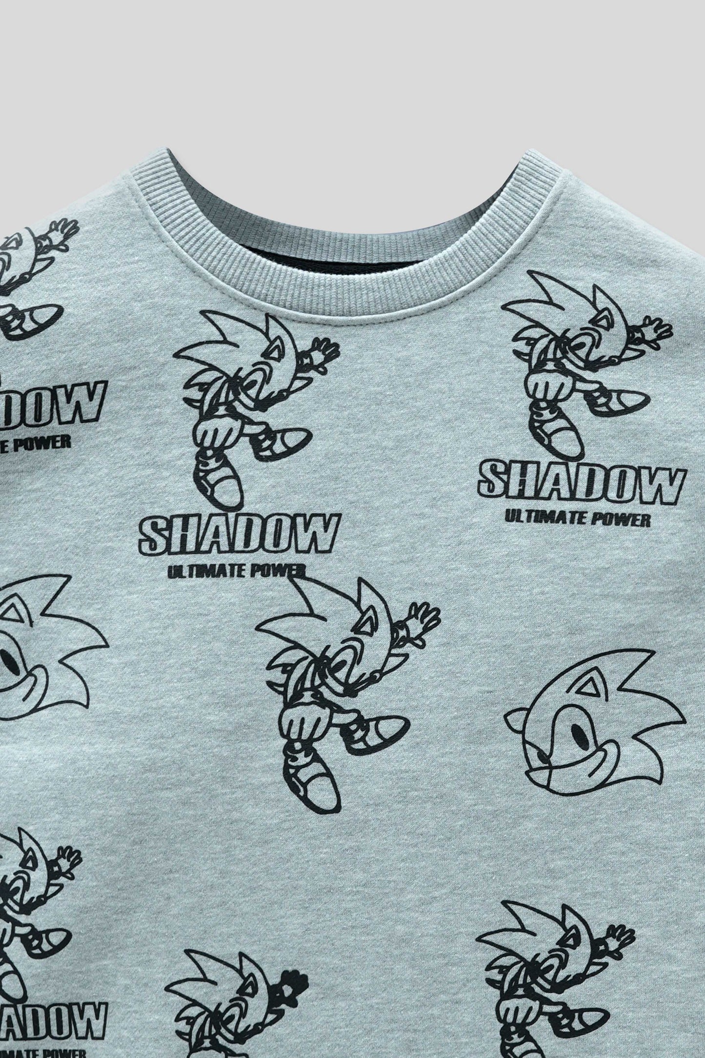 Boys Rotary Print Sweatshirt – Haider Grey