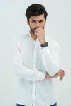 Men Basic Oxford Shirt - White