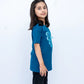 Girls Graphic Printed Tee – Blue Sapphire