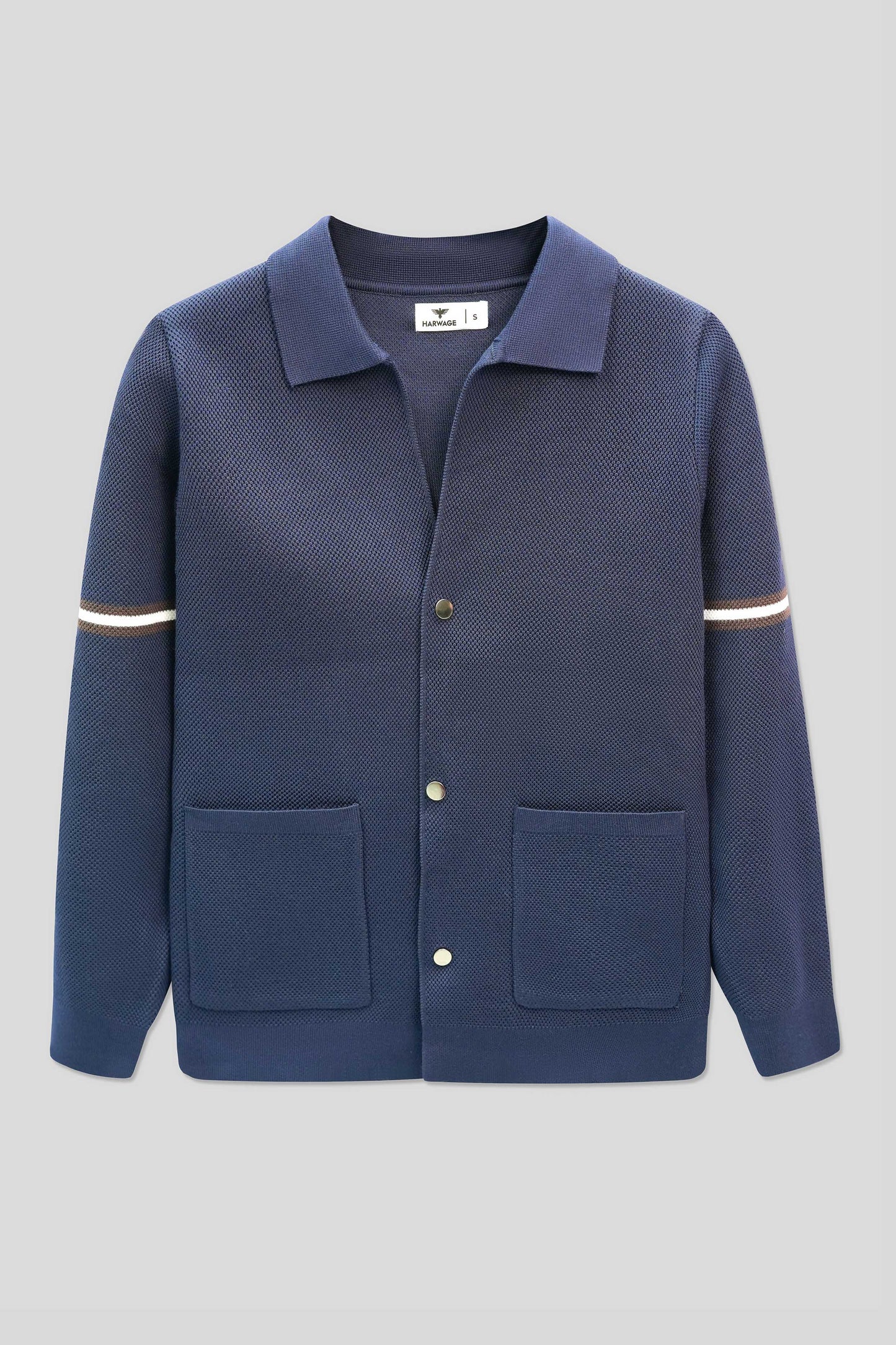 Men Button-Down Jersey Shirt