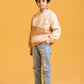 Little Boys’ Wool Pullover - Beige Brown