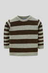 Boys Cotton Sweater - Grey
