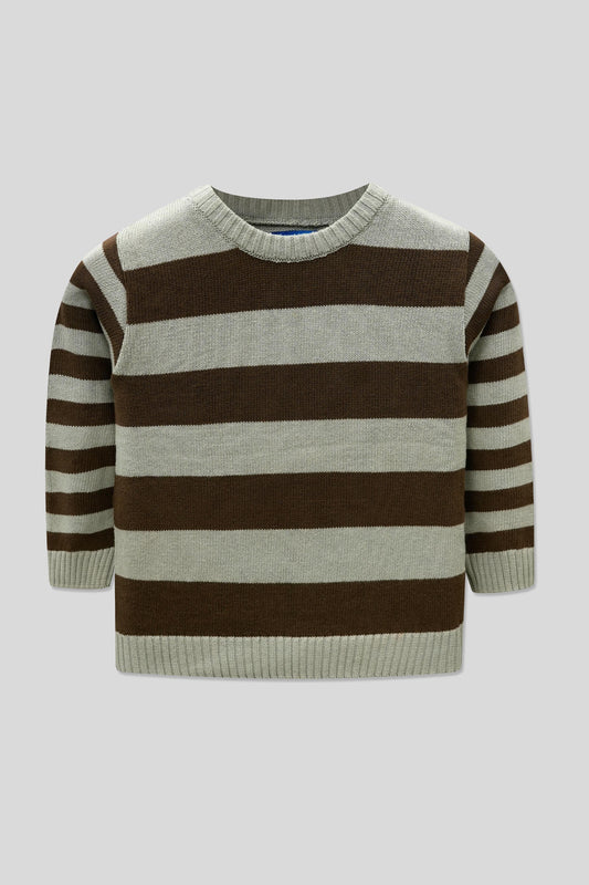 Boys Cotton Sweater - Grey