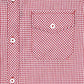 Boys’ Full Sleeves Casual Shirt - Red & White