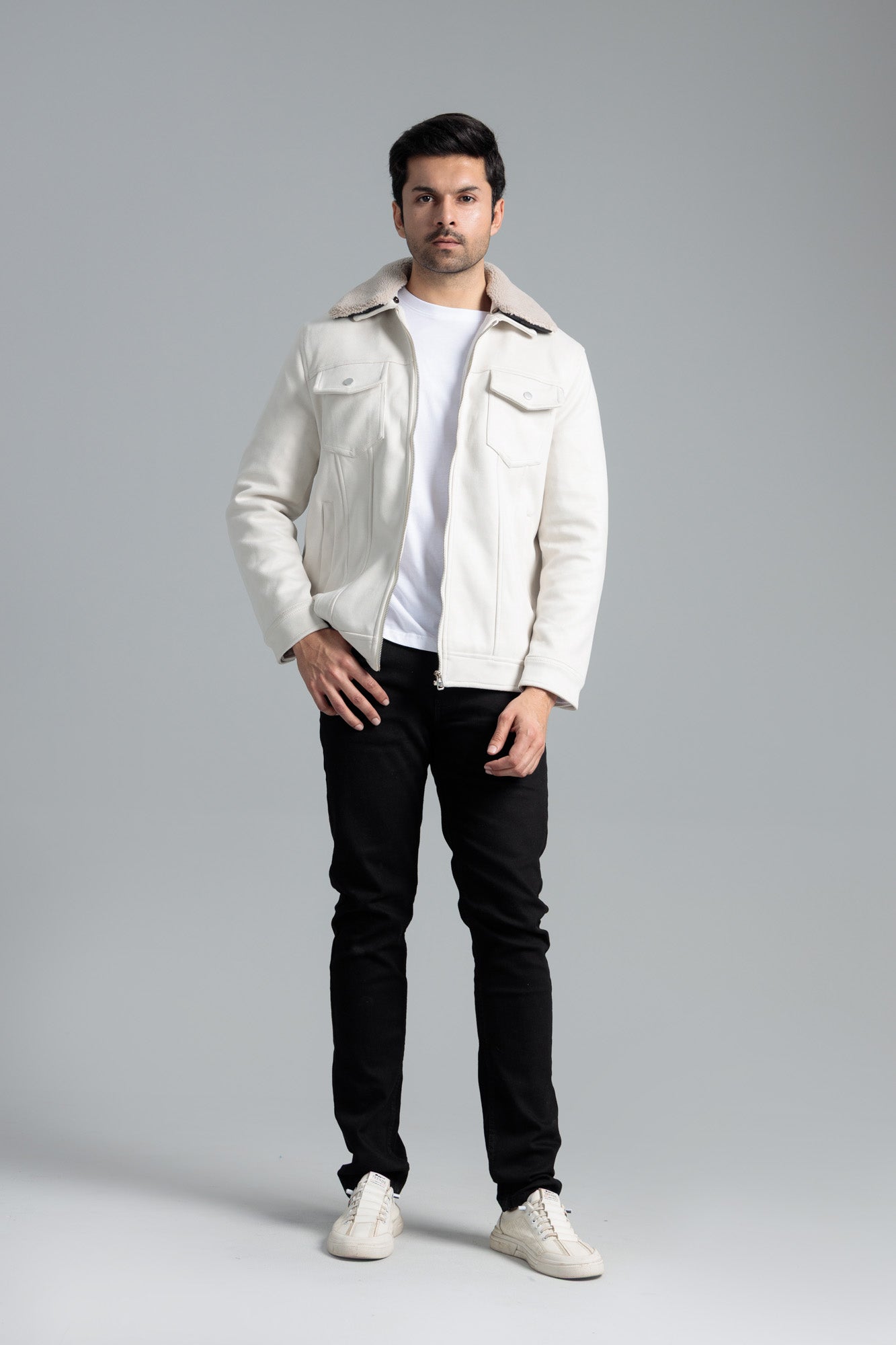 Mem Soft & Fuzzy Jacket - Cloud Dancer