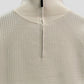 Men’s Mock-Neck Wool Jersey - Off White
