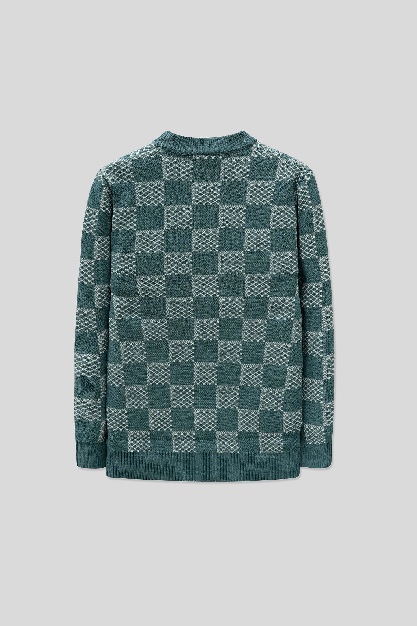 Men’s Wool Cardigan - Stone Blue