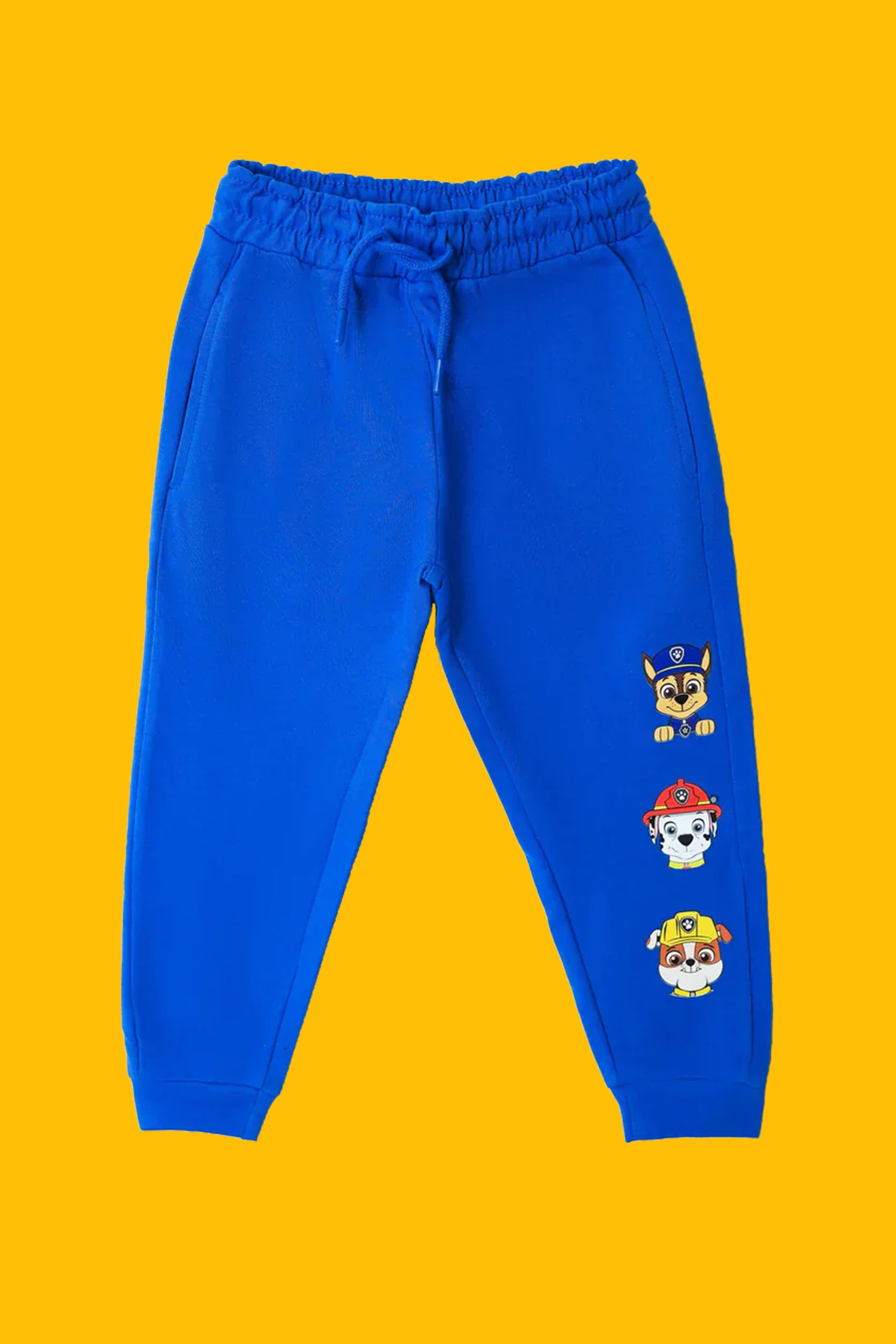 Little Boys' Terry Fleece Trousers -  Lapis Blue