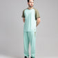 Men's Cut & Sew Two Piece Set - Ocean Wave