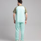 Men's Cut & Sew Two Piece Set - Ocean Wave