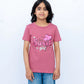 Girls Printed Graphic Shirt – China Rose