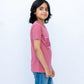 Girls Printed Graphic Shirt – China Rose