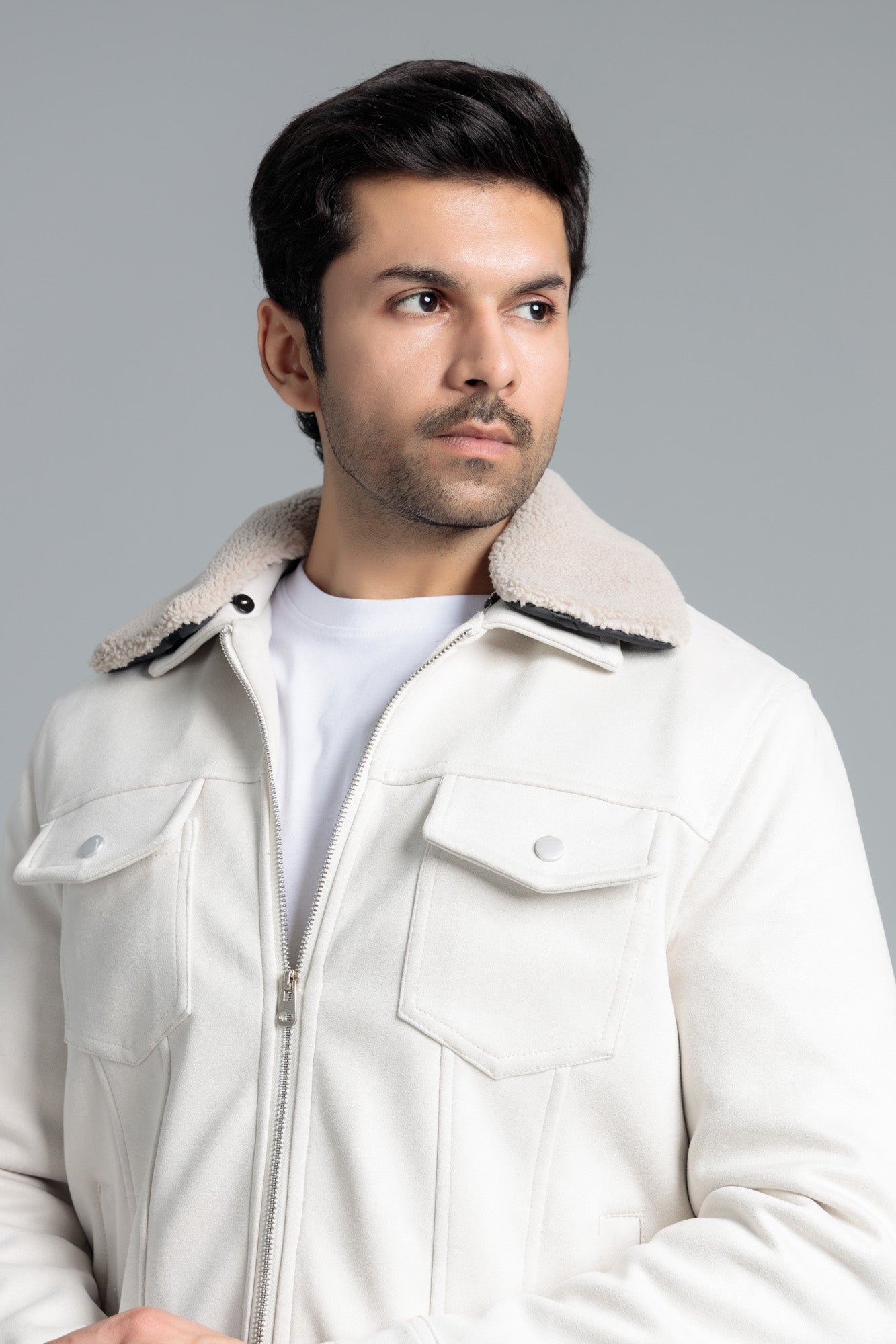 Mem Soft & Fuzzy Jacket - Cloud Dancer