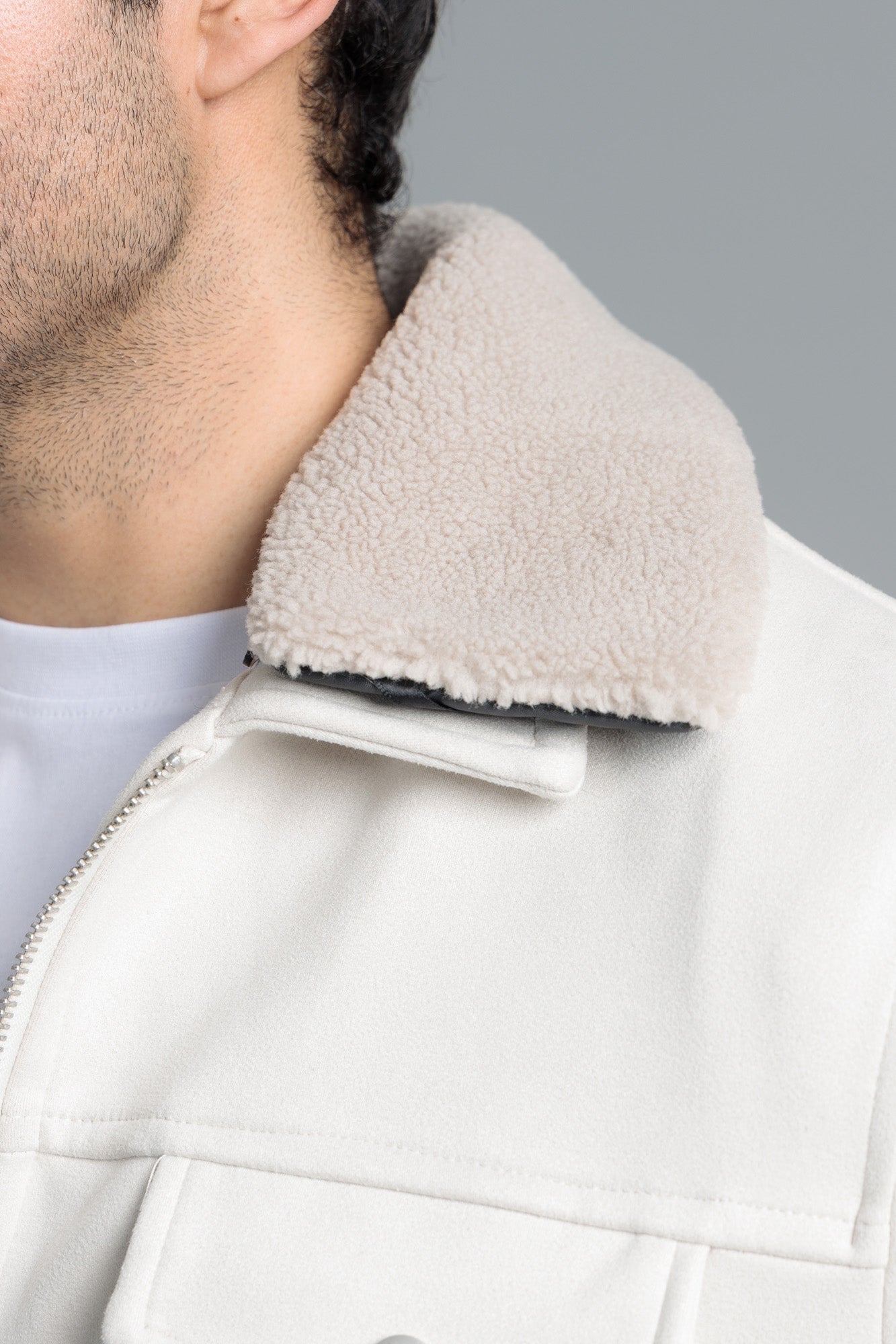 Mem Soft & Fuzzy Jacket - Cloud Dancer