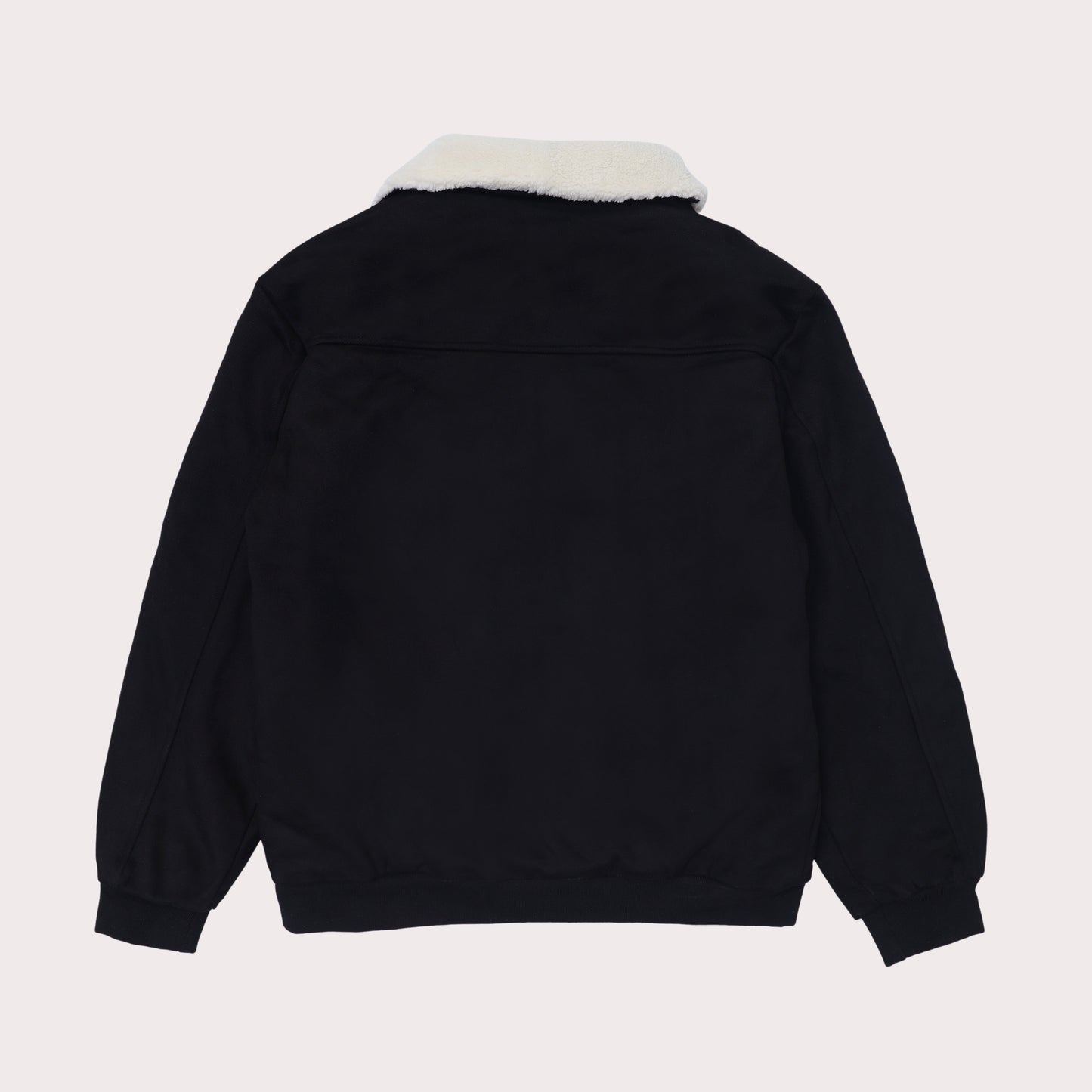 Men Regular Fit Fur Jacket – Black - Harwage