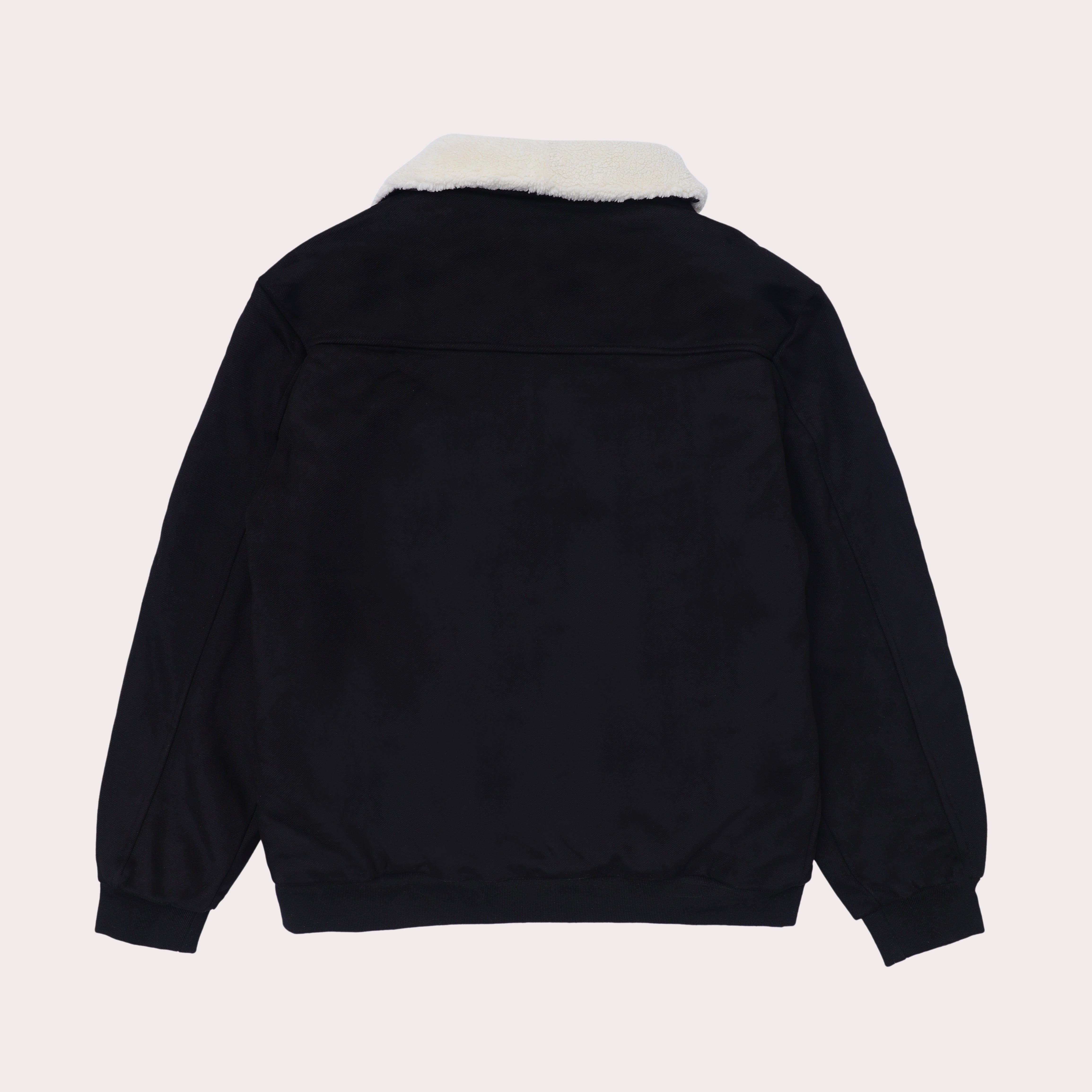 Men Regular Fit Fur Jacket – Black - Harwage