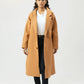 Women Winter Long Tweed Coat – Beige - Harwage