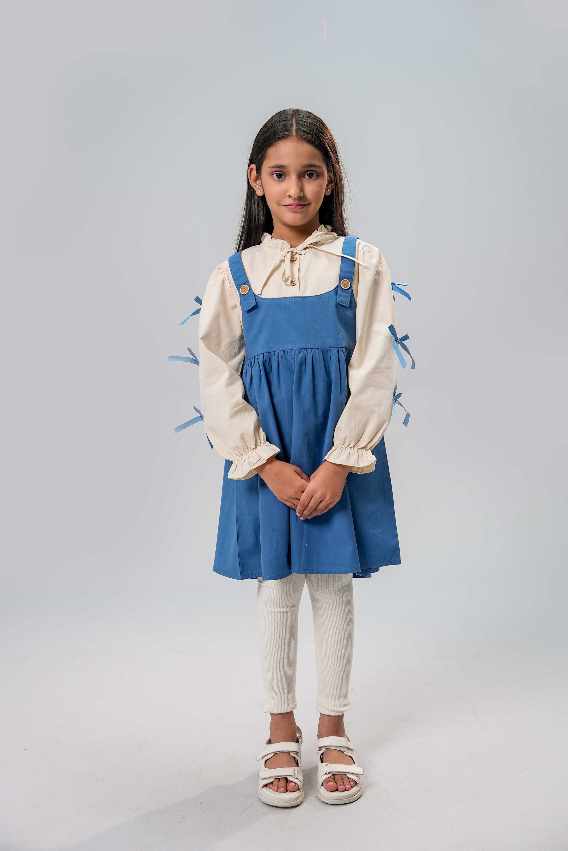 Junior Girls Frock - Blue