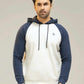 Men’s White & Navy Fleece Hoodie - White/Navy