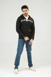 Men Regular Fit Hoodie - Black